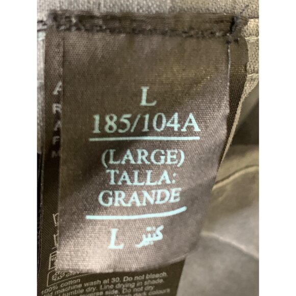 Allsaints Firebase Mens Large Olive Denim Shirt EUC Flap Pockets RII10585 - Picture 2 of 10